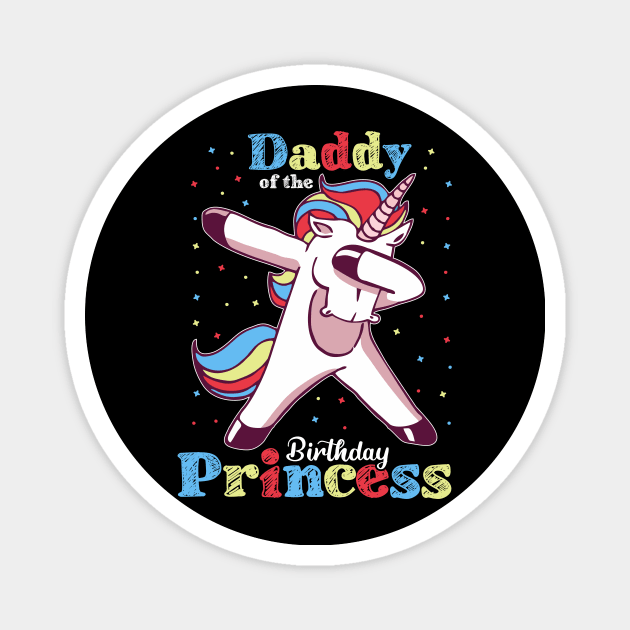 Dad of the Birthday Girl Magnet by luisharun